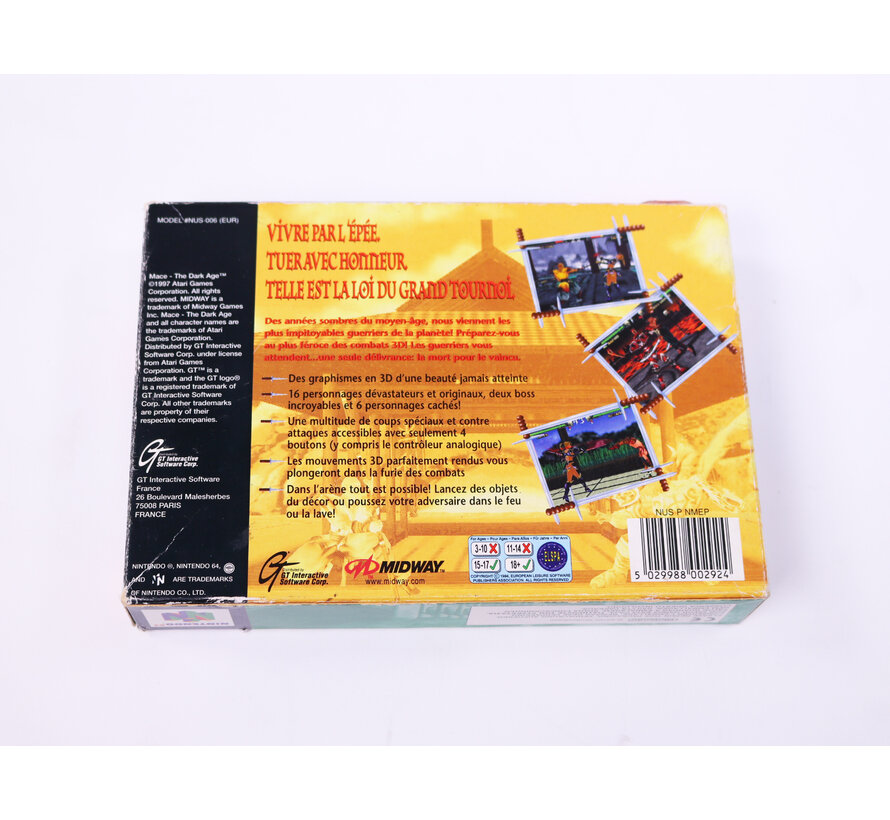 N64 - Mace: The Dark Age - Boxed CIB