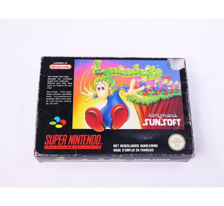 SNES - Lemmings - Boxed CIB