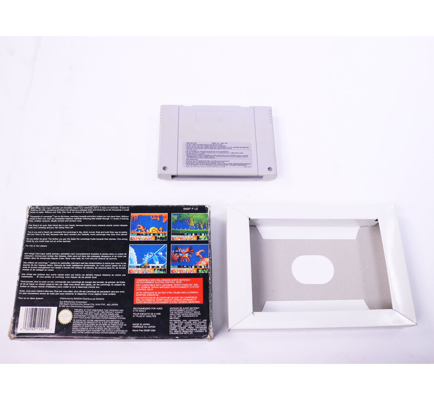 SNES - Lemmings - Boxed CIB