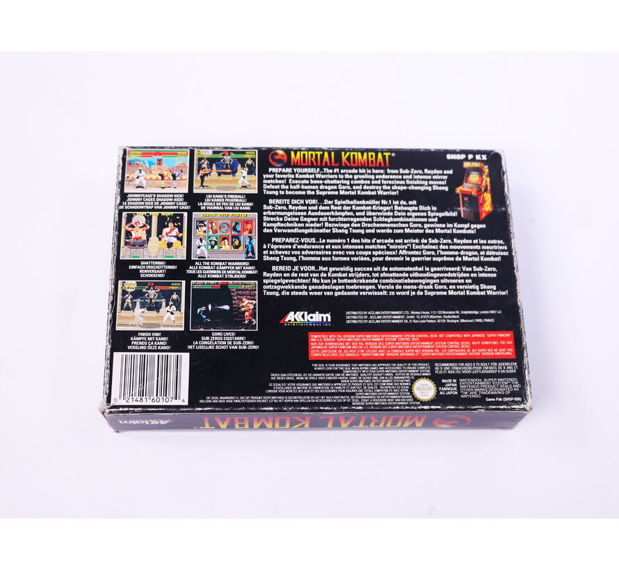 SNES - Mortal Kombat - Boxed
