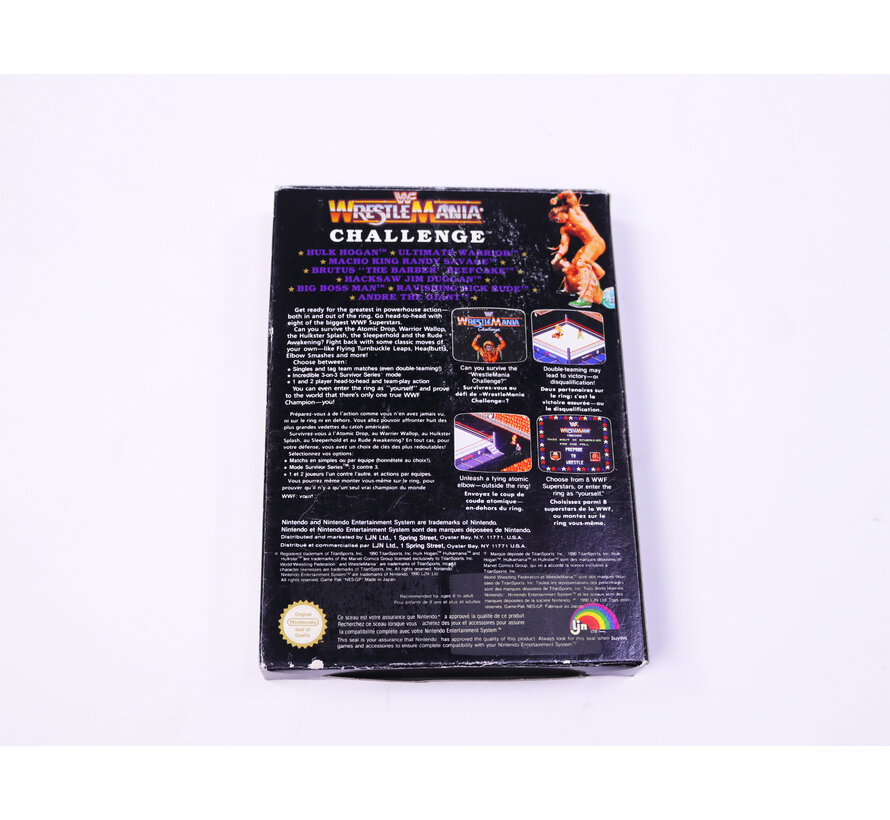 NES - WWF Wrestlemania Challenge - Boxed CIB