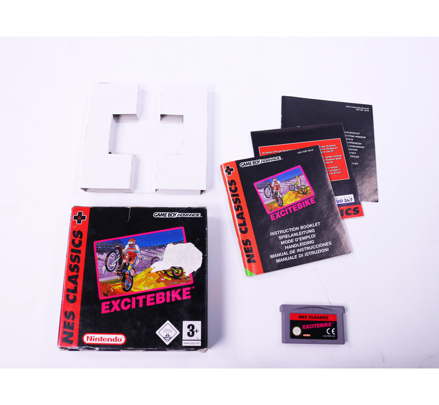 Game Boy Advance - Excitebike NES Classics - Boxed CIB