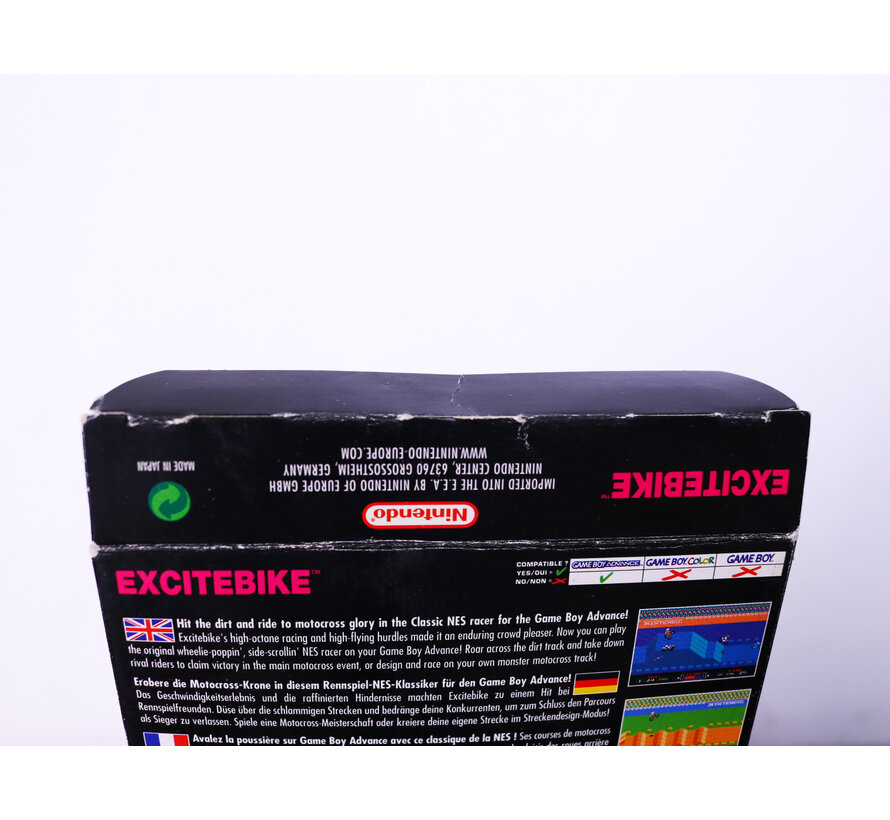 Game Boy Advance - Excitebike NES Classics - Boxed CIB