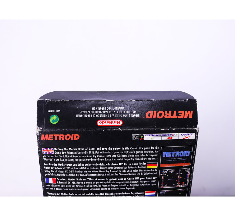 Game Boy Advance - Metroid NES Classics - Boxed CIB