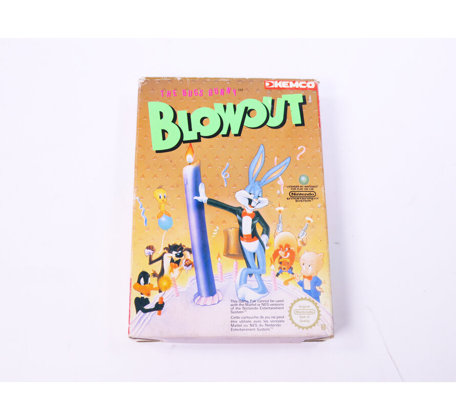 NES - the Bugs Bunny Blowout - Boxed CIB