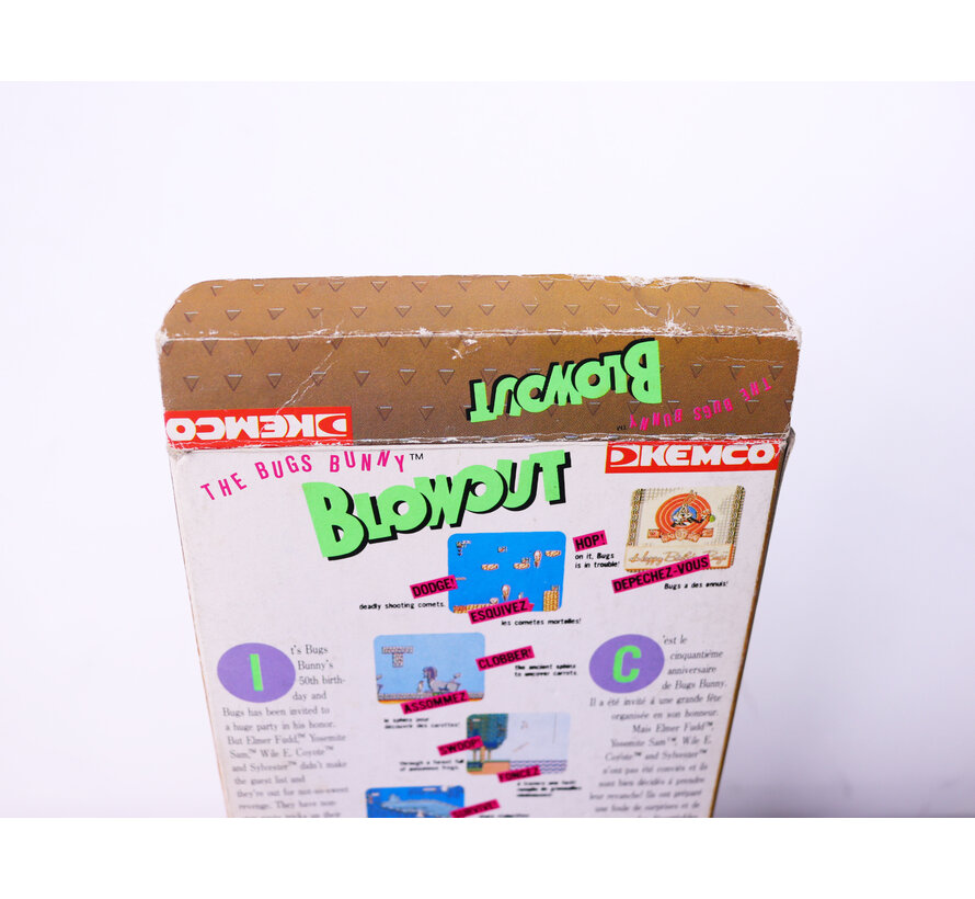 NES - the Bugs Bunny Blowout - Boxed CIB