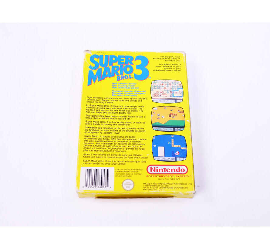 NES - Super Mario Bros 3 - Boxed CIB