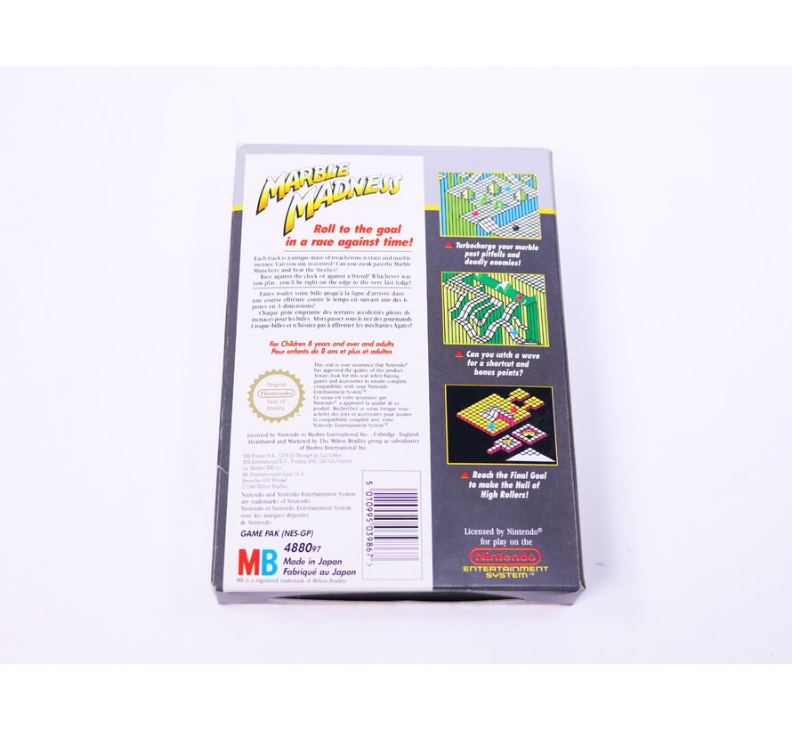 NES - Marble Madness - Boxed CIB