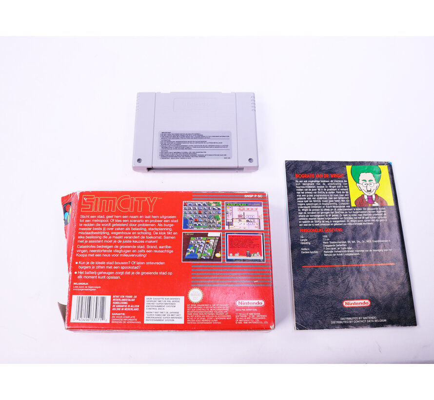 SNES - SimCity - Boxed CIB