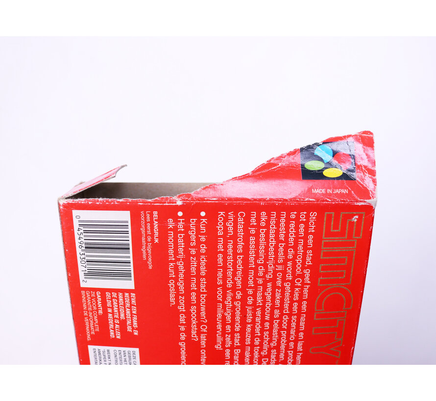 SNES - SimCity - Boxed CIB