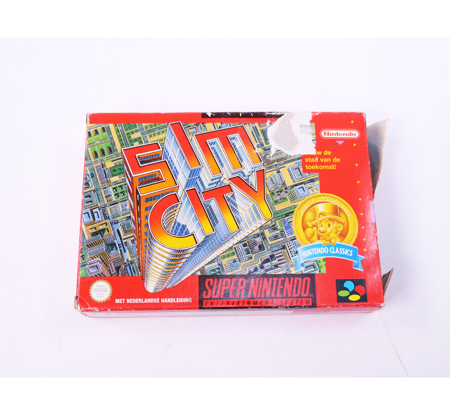 SNES - SimCity - Boxed CIB