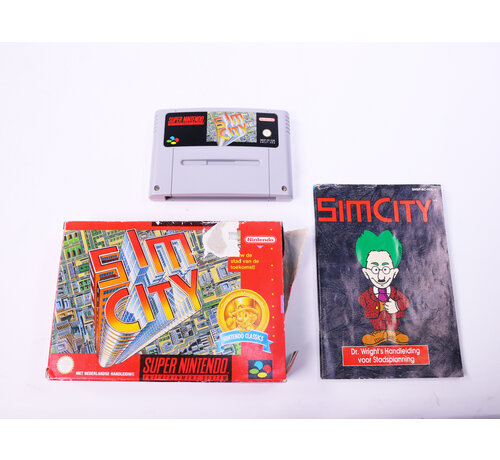 Nintendo SNES - SimCity - Boxed CIB
