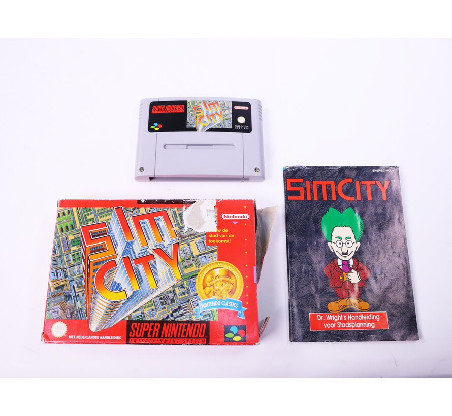 SNES - SimCity - Boxed CIB