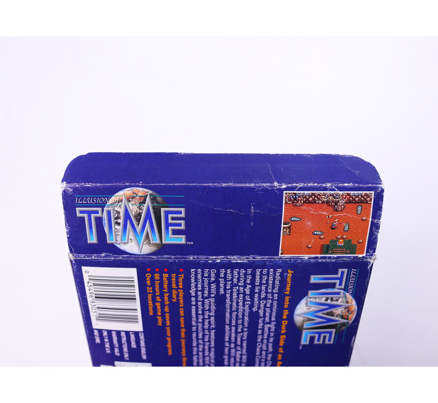 SNES - Illusion Of Time - Boxed CIB