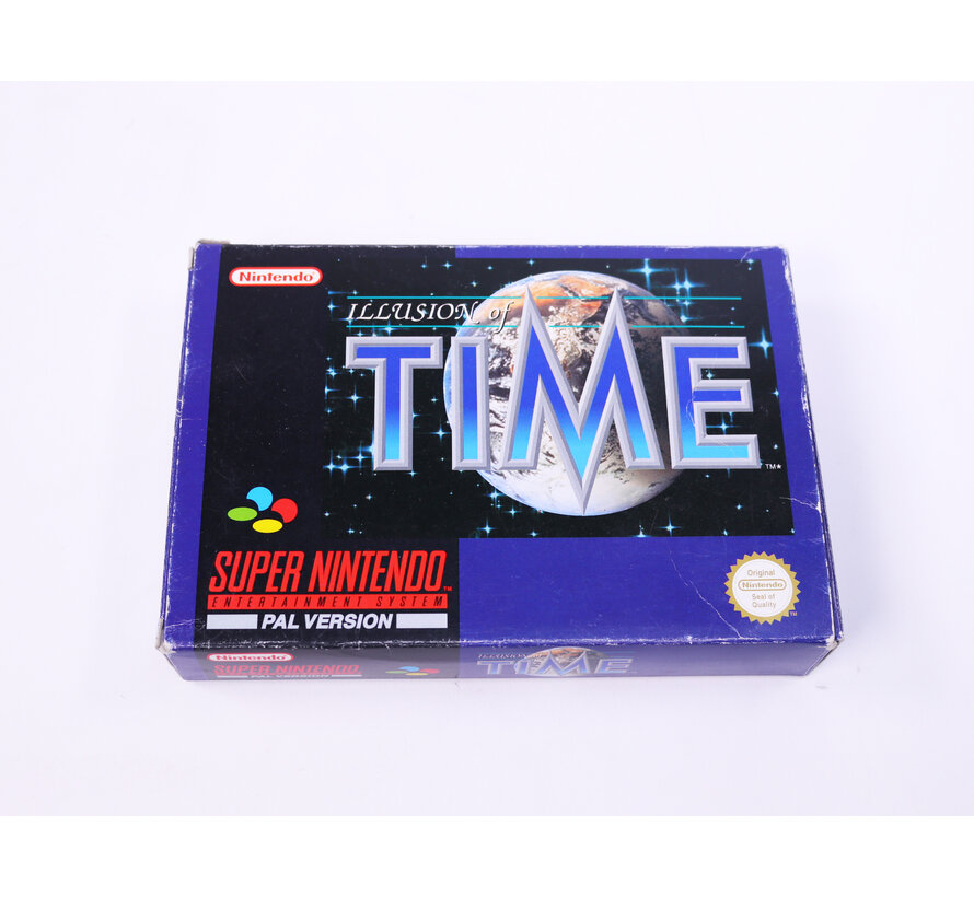 SNES - Illusion Of Time - Boxed CIB