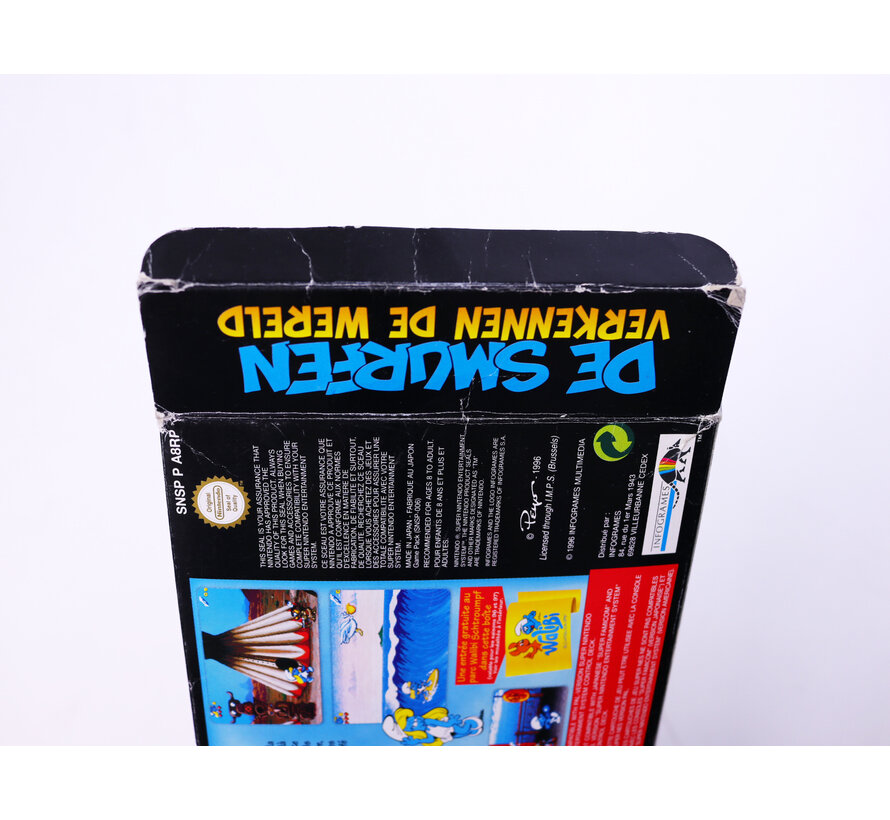 SNES - The Smurfs/ Les Schtroumpfs: Autour du Monde - Boxed CIB