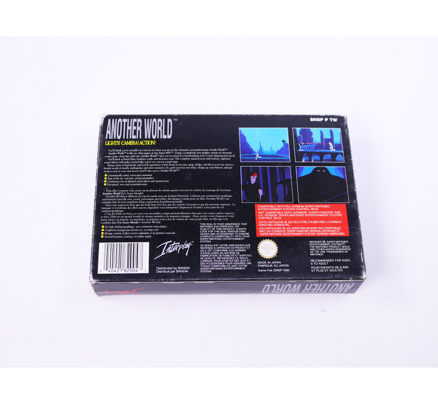 SNES - Another World - Boxed CIB