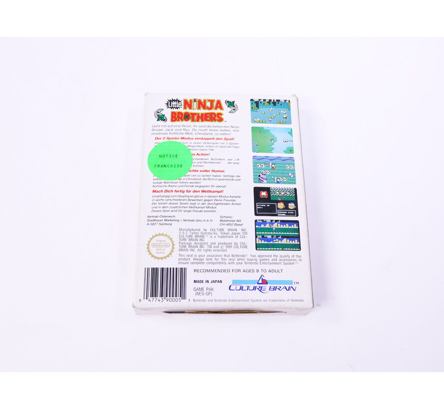 NES - Little Ninja Brothers - Boxed CIB