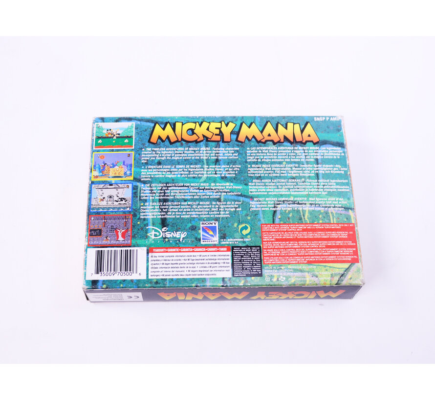 SNES - Mickey Mania - Boxed CIB