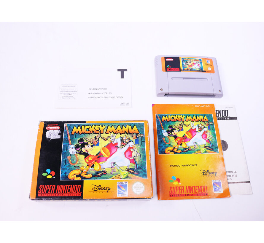 SNES - Mickey Mania - Boxed CIB
