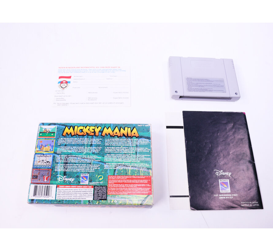 SNES - Mickey Mania - Boxed CIB