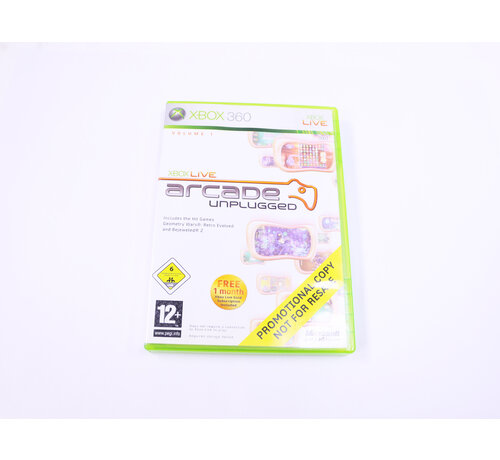 Microsoft Xbox 360 - Xbox Live Arcade Unplugged Volume 1 [Promotion]