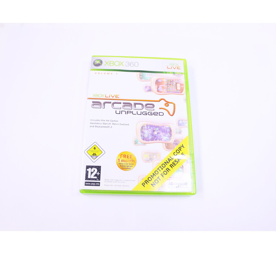 Xbox 360 - Xbox Live Arcade Unplugged Volume 1 [Promotion]