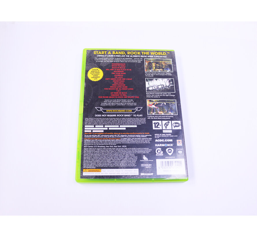 Xbox 360 - Rock Band Track Pack: AC/DC Live