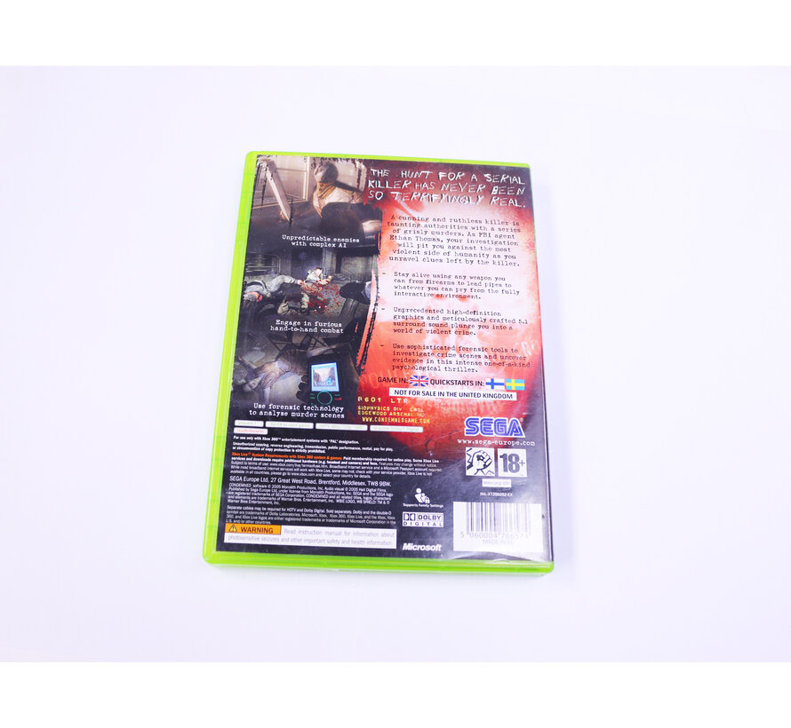 Xbox 360 - Condemned: Criminal Origins [No Manual]