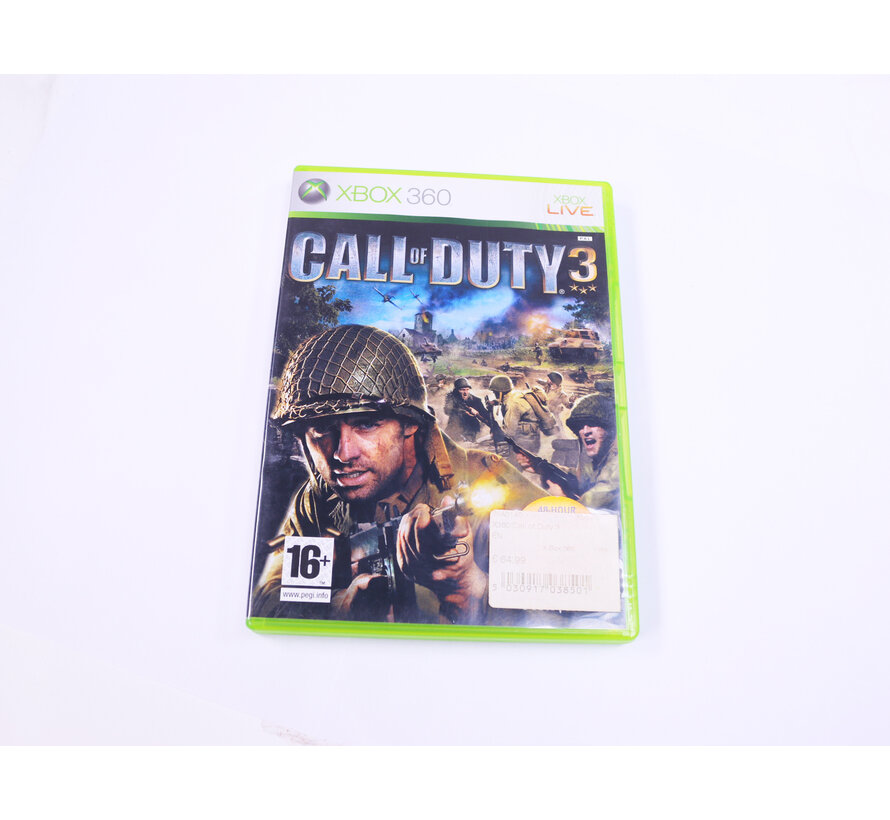 Xbox 360 - Call of Duty 3 [No Manual]