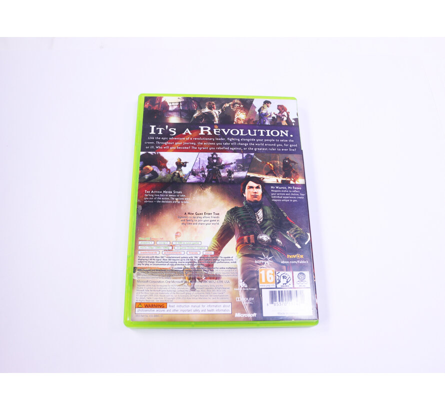Xbox 360 - Fable III