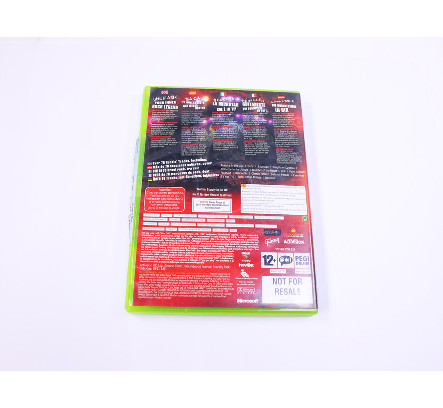 Xbox 360 - Guitar Hero III: Legends of Rock