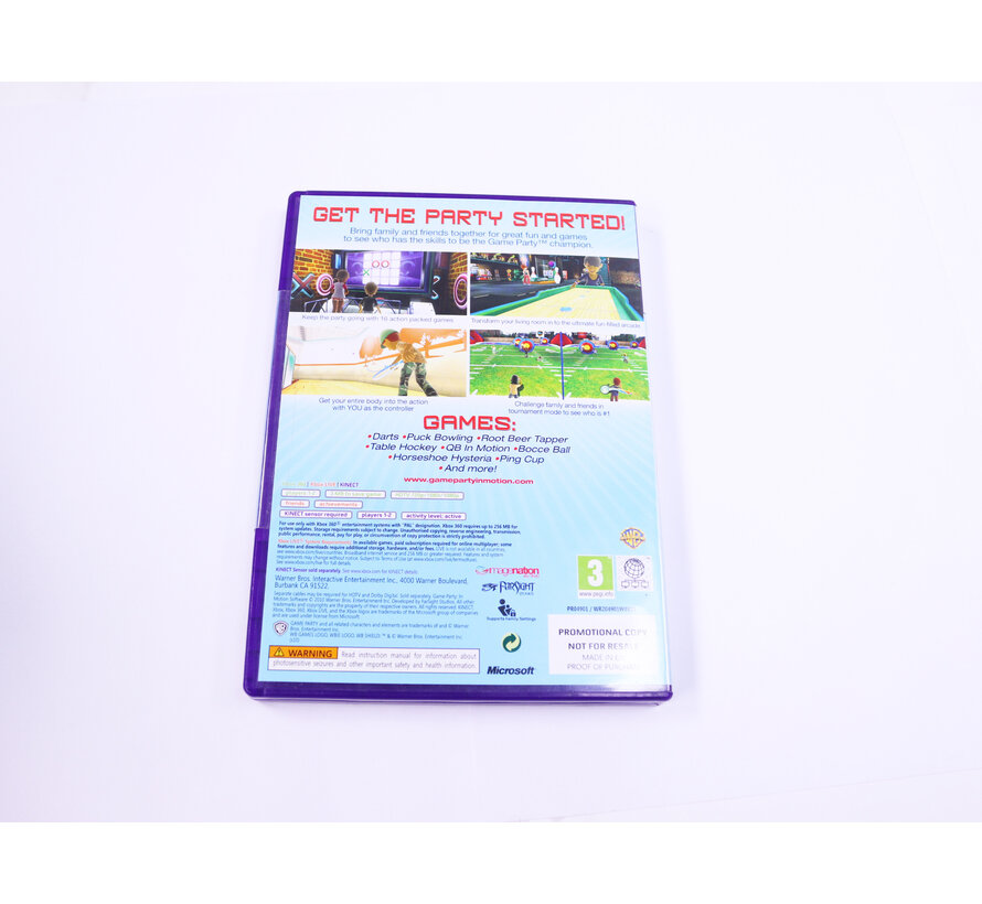 Xbox 360 - Game Party in Motion [Promotion] [No Manual]