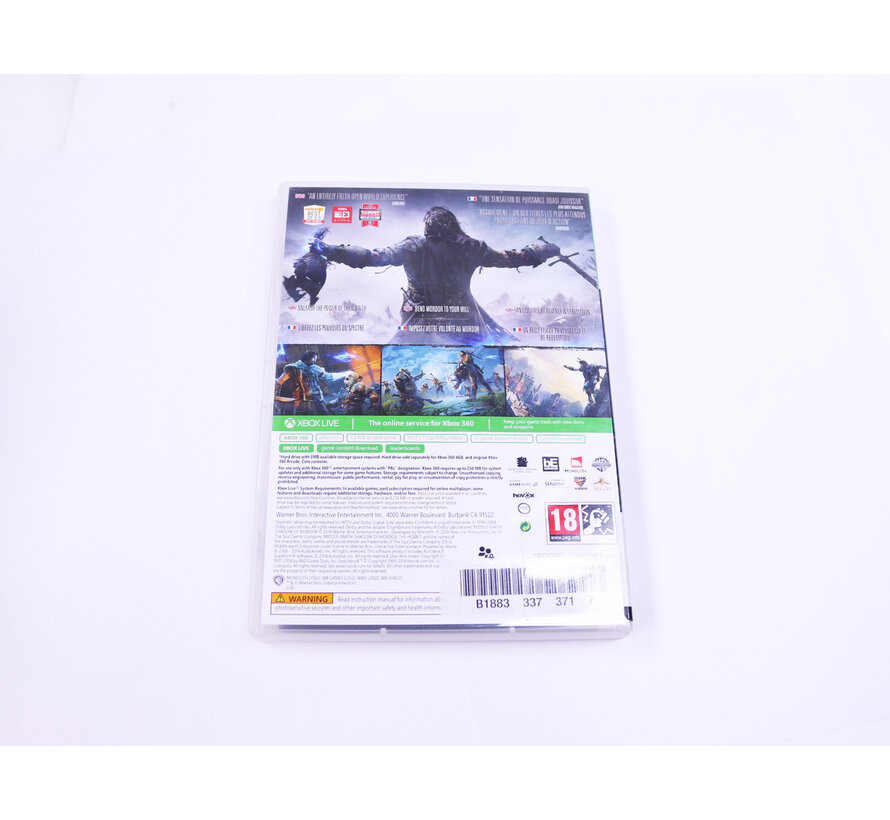 Xbox 360 - Middle Earth: Shadow of Mordor
