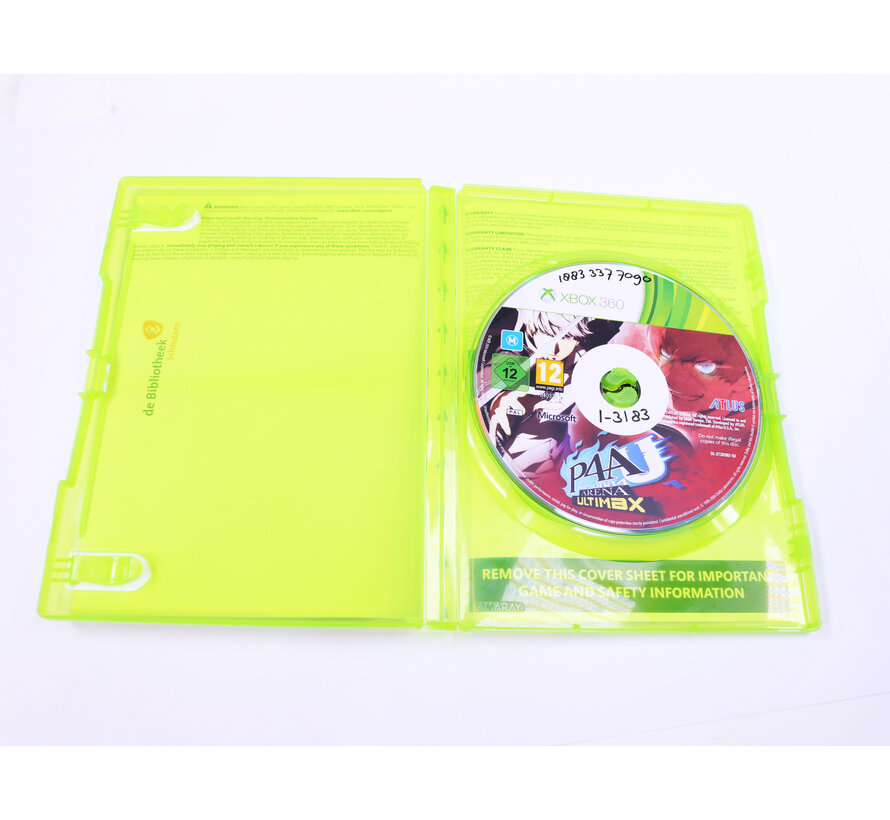 Xbox 360 - Persona 4 Arena Ultimax [No Manual]
