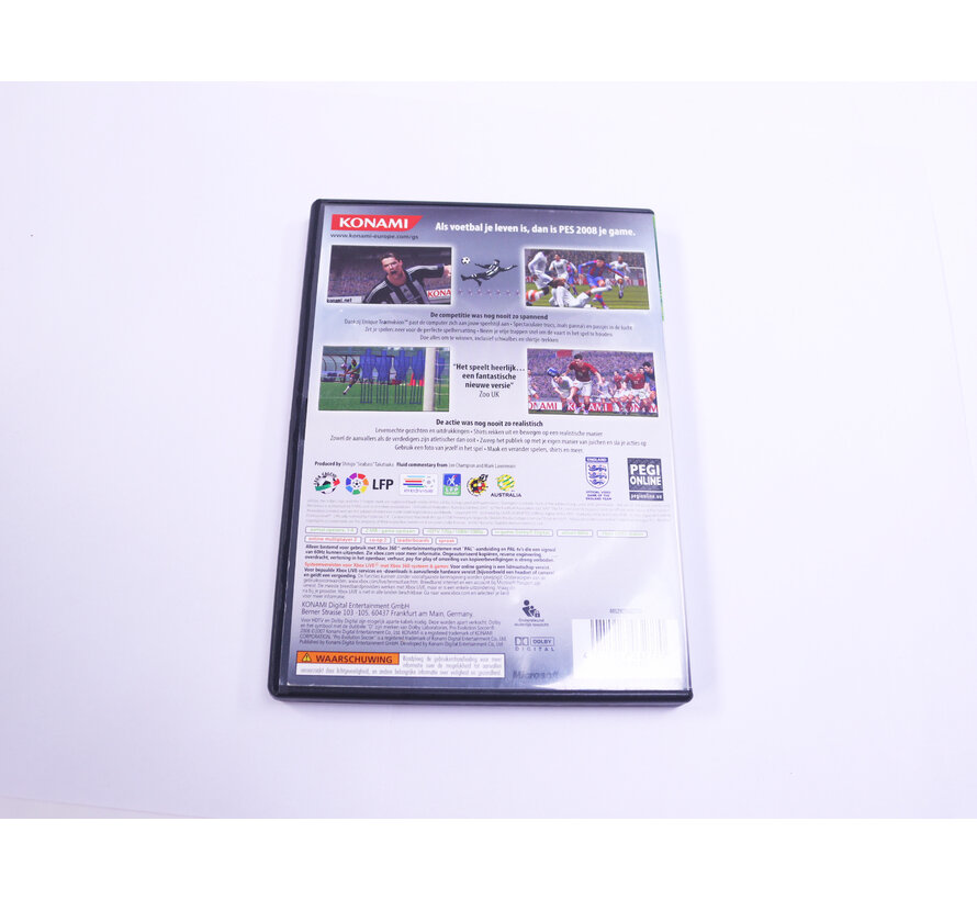 Xbox 360 - Pro Evolution Soccer 2008 [No Manual]