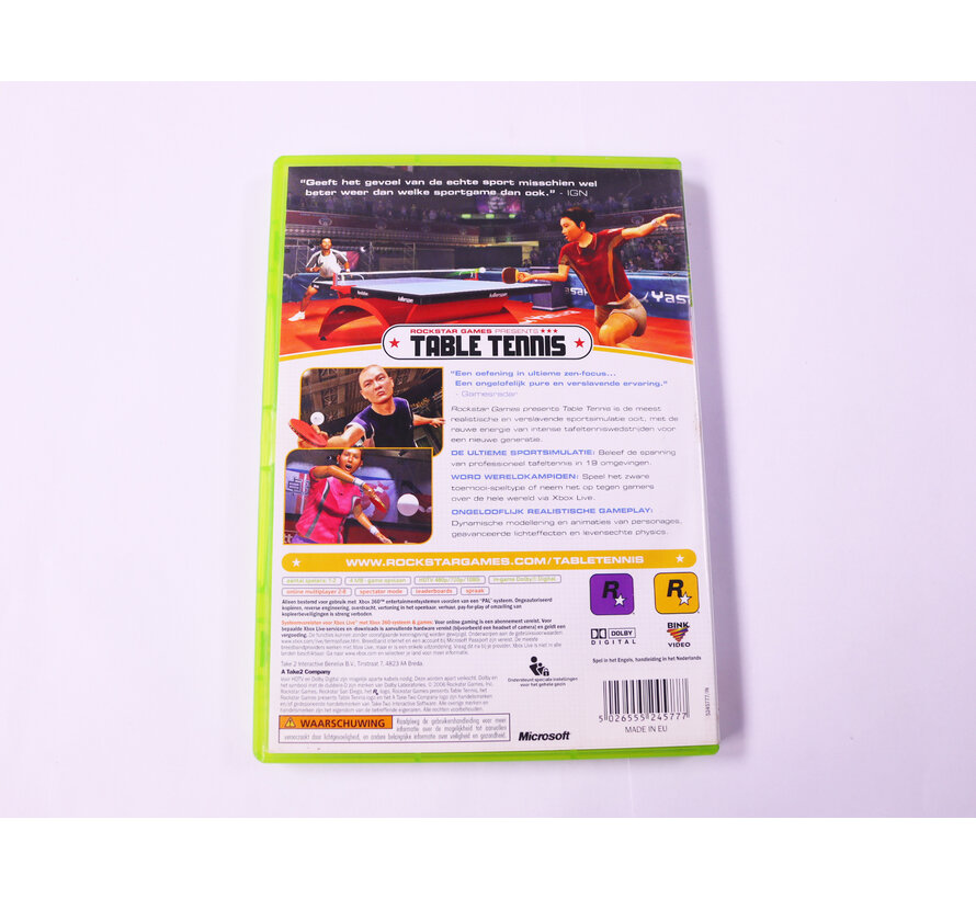 Xbox 360 - Rockstar Games Presents Table Tennis