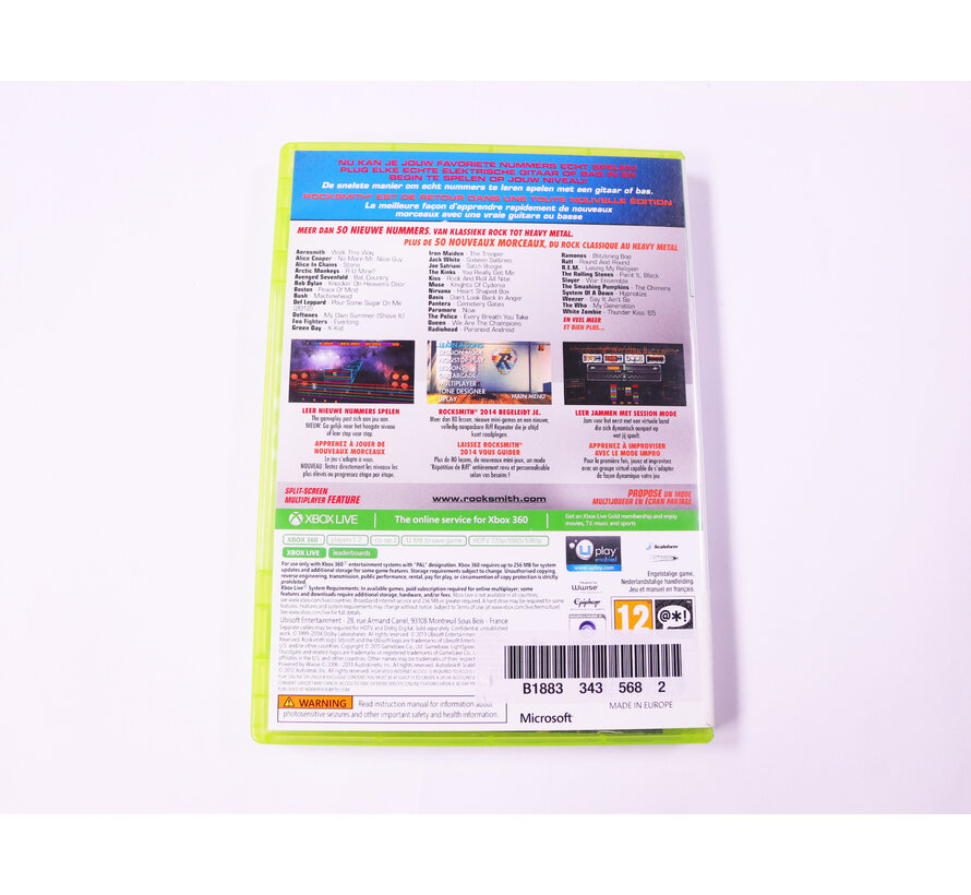 Xbox 360 - Rocksmith 2014