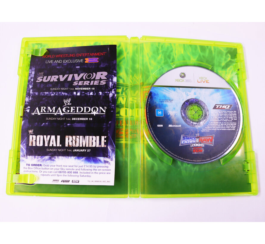 Xbox 360 - Smackdown vs. Raw 2008