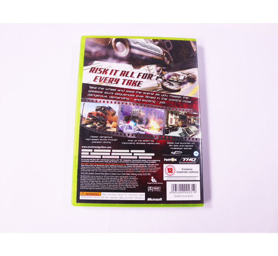 Xbox 360 - Stuntman Ignition