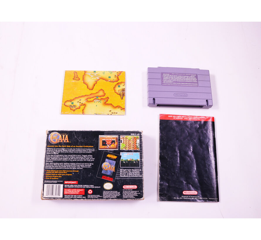 SNES - Illusion of Gaia - USA - Boxed CIB