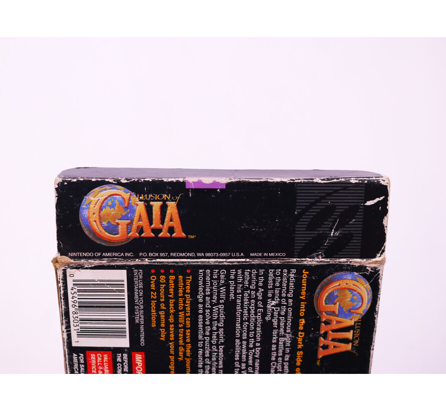 SNES - Illusion of Gaia - USA - Boxed CIB