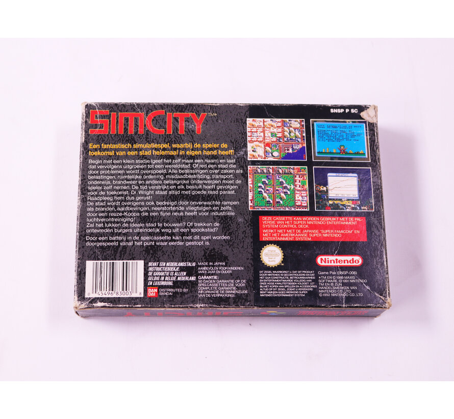 SNES - SimCity - Boxed