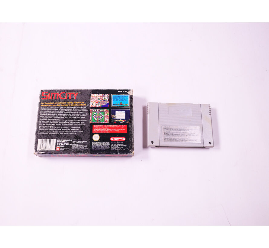 SNES - SimCity - Boxed