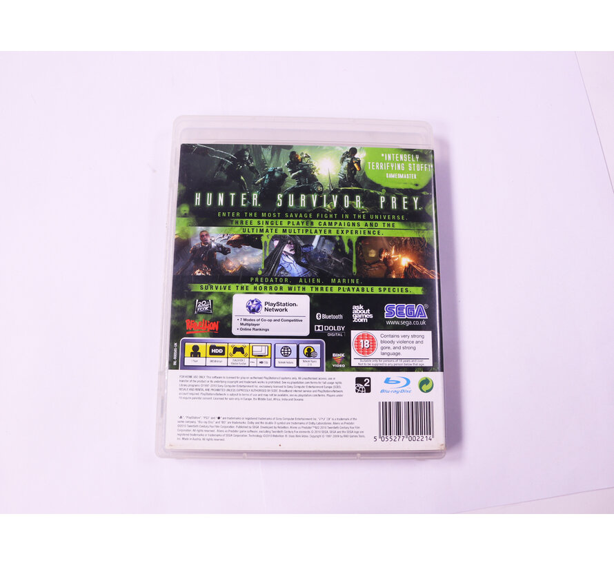 PlayStation 3 - Aliens vs. Predator