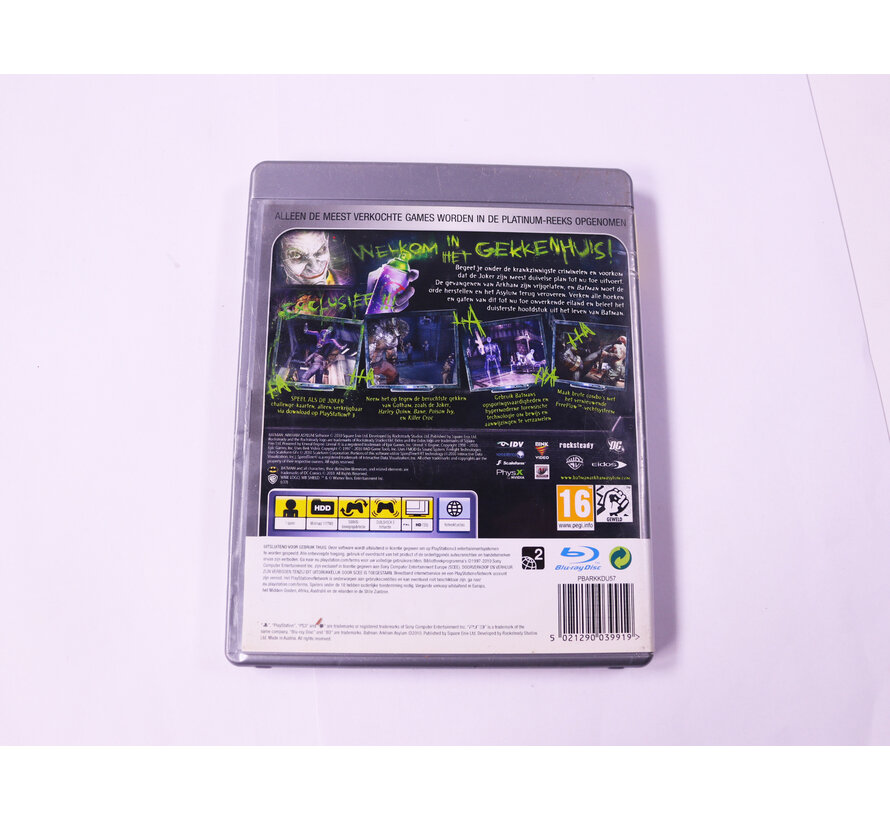 Playstation 3 - Batman: Arkham Asylum [Platinum]