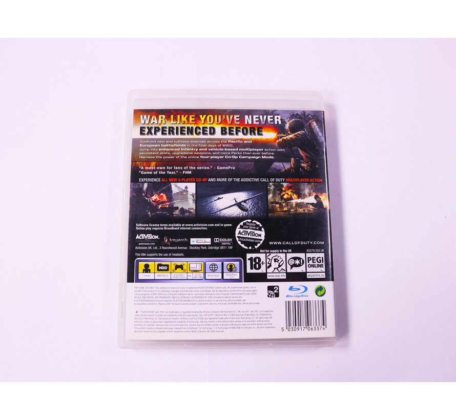 Playstation 3 - Call of Duty: World at War