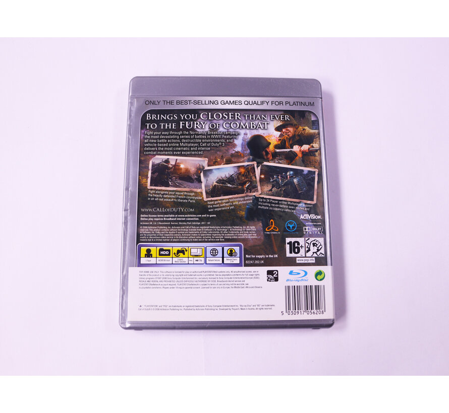 PlayStation 3 - Call of Duty 3 [Platinum]