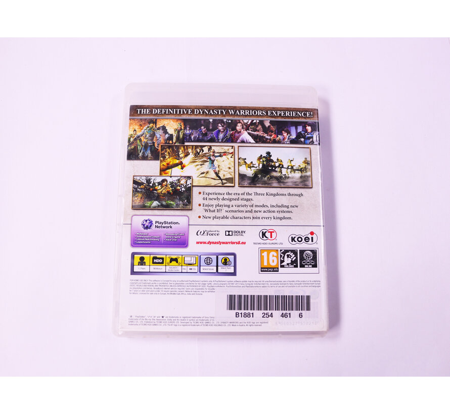 PlayStation 3 - Dynasty Warriors 8 [No Manual]