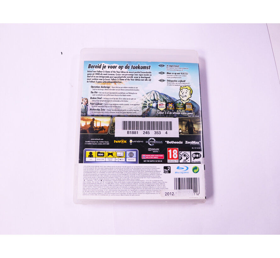PlayStation 3 - Fallout 3 [Game of the Year Edition]